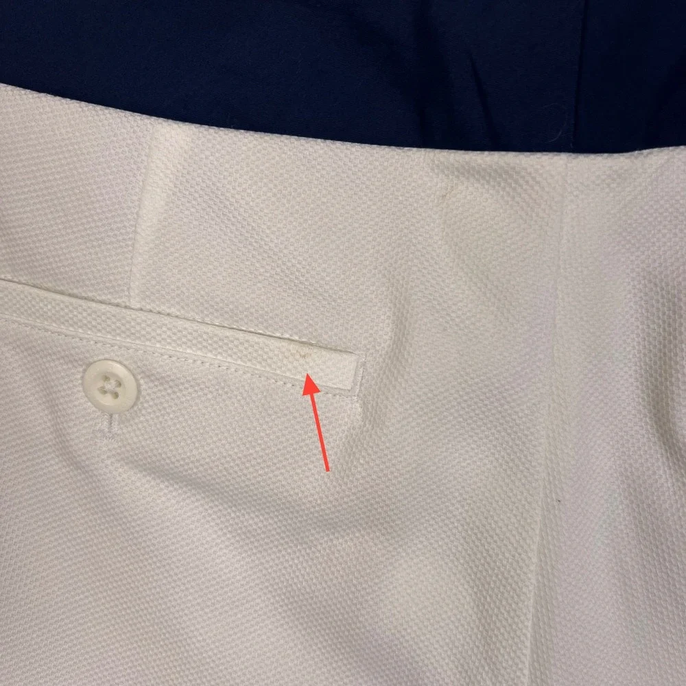 Polo Golf Ralph Lauren Shorts Womens 10 White Side Stripe Performance